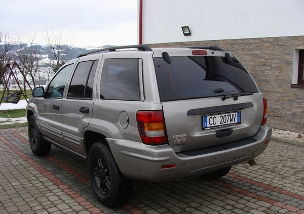 Jeep Grand Cherokee cena 28500 przebieg: 257000, rok produkcji 2002 z Limanowa małe 79